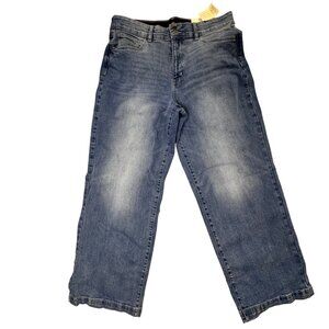 St. John's Bay Womens High Rise Wide Leg Jean